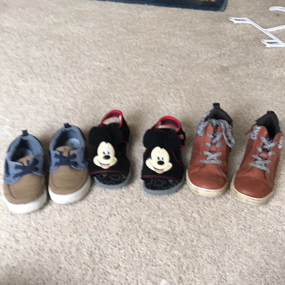 Carters size 10 boys shoe bundle